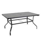 Outdoor Textilene Dining Set with 1.57 Umbrella Hole