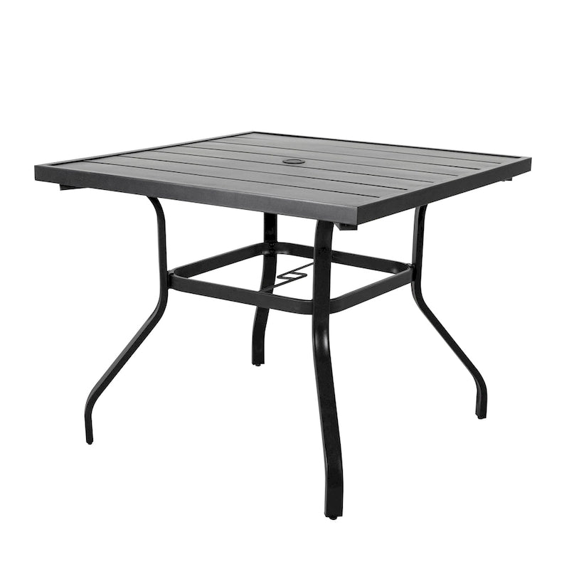 Outdoor Textilene Dining Set with 1.57 Umbrella Hole