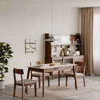 Tavolo da pranzo Nestfair Solid Oak Meet con finitura in marmo - N/A