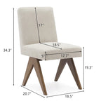 Mid Century Modern Dining Chair (Set of 2)