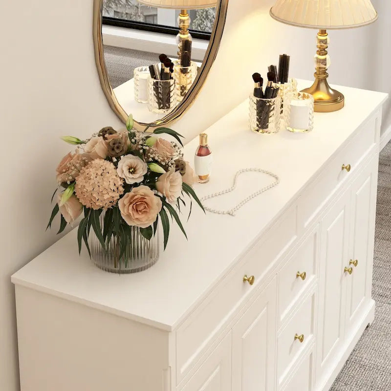 Bookcase Storage Cabinet Lacquered Buffet Sideboard Dresser