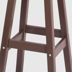 WestinTrends Malibu 24 Sgabello da bancone rotondo senza schienale in HDPE per esterni (Set da 2)