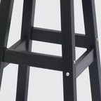 WestinTrends Malibu 24 Sgabello da bancone rotondo senza schienale in HDPE per esterni (Set da 2)
