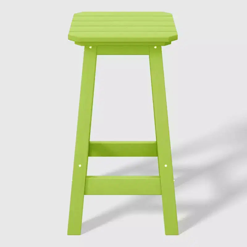 WestinTrends Malibu 24 All Weather Hdpe Outdoor Patio Square Backless Counter Stool (Set of 3)