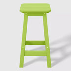 WestinTrends Malibu 24 All Weather Hdpe Outdoor Patio Square Backless Counter Stool (Set of 3)