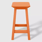 WestinTrends Malibu 24 All Weather Hdpe Outdoor Patio Square Backless Counter Stool (Set of 3)
