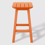 WestinTrends Malibu 24 All Weather Hdpe Outdoor Patio Square Backless Counter Stool (Set of 3)