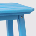 WestinTrends Malibu 24 All Weather Hdpe Outdoor Patio Square Backless Counter Stool (Set of 3)