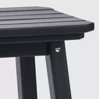 WestinTrends Malibu 24 All Weather Hdpe Outdoor Patio Square Backless Counter Stool (Set of 3)