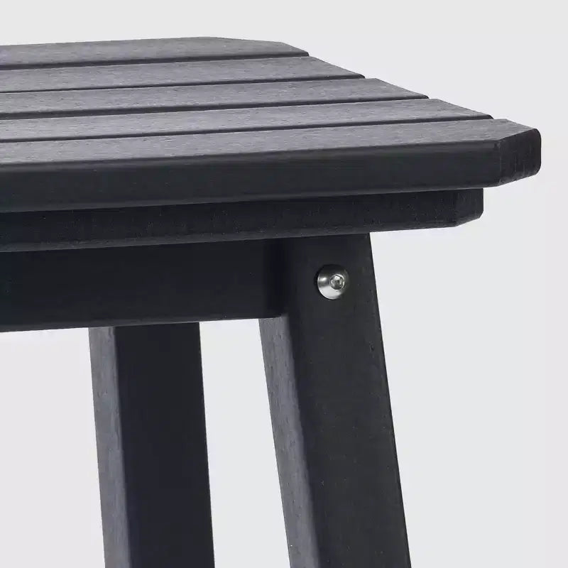 WestinTrends Malibu 24 All Weather Hdpe Outdoor Patio Square Backless Counter Stool (Set of 3)