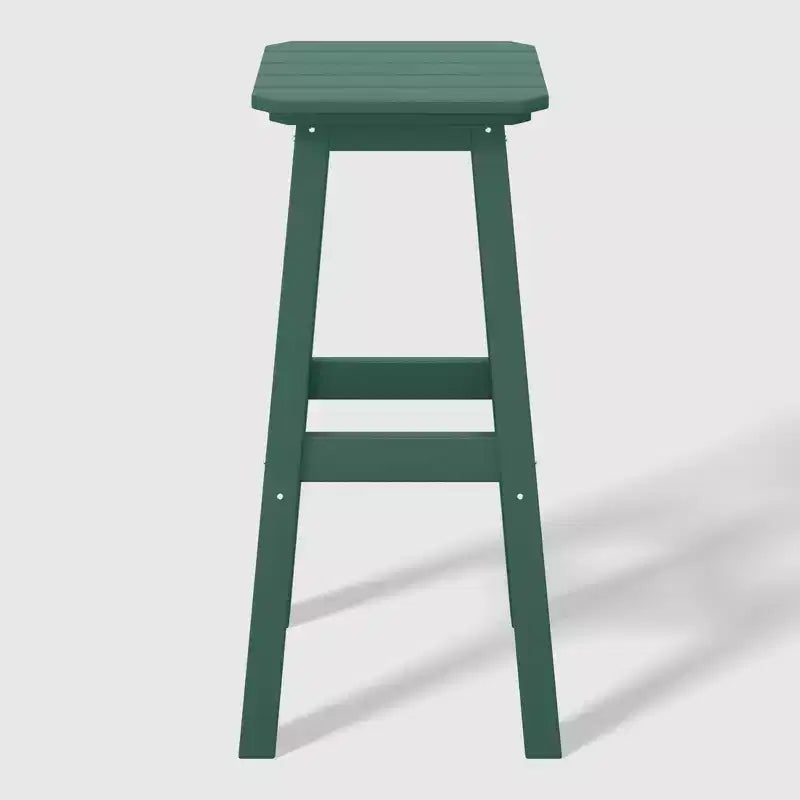 WestinTrends Malibu 29" Sgabello da bar quadrato senza schienale per esterni in HDPE per tutte le stagioni (set da 2)