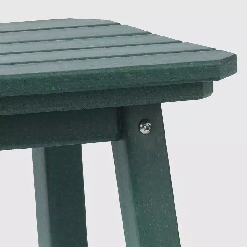 WestinTrends Malibu 29" Sgabello da bar quadrato senza schienale per esterni in HDPE per tutte le stagioni (set da 2)