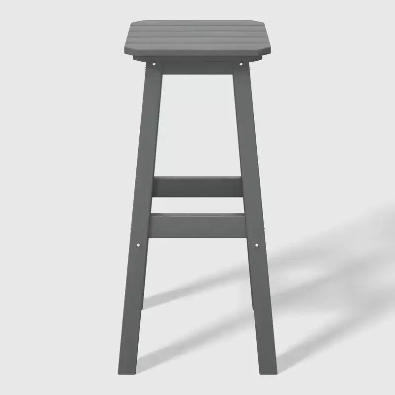 WestinTrends Malibu 29" Sgabello da bar quadrato senza schienale per esterni in HDPE per tutte le stagioni (set da 2)
