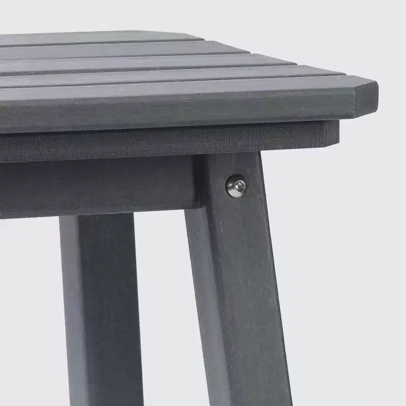 WestinTrends Malibu 29" Sgabello da bar quadrato senza schienale per esterni in HDPE per tutte le stagioni (set da 2)
