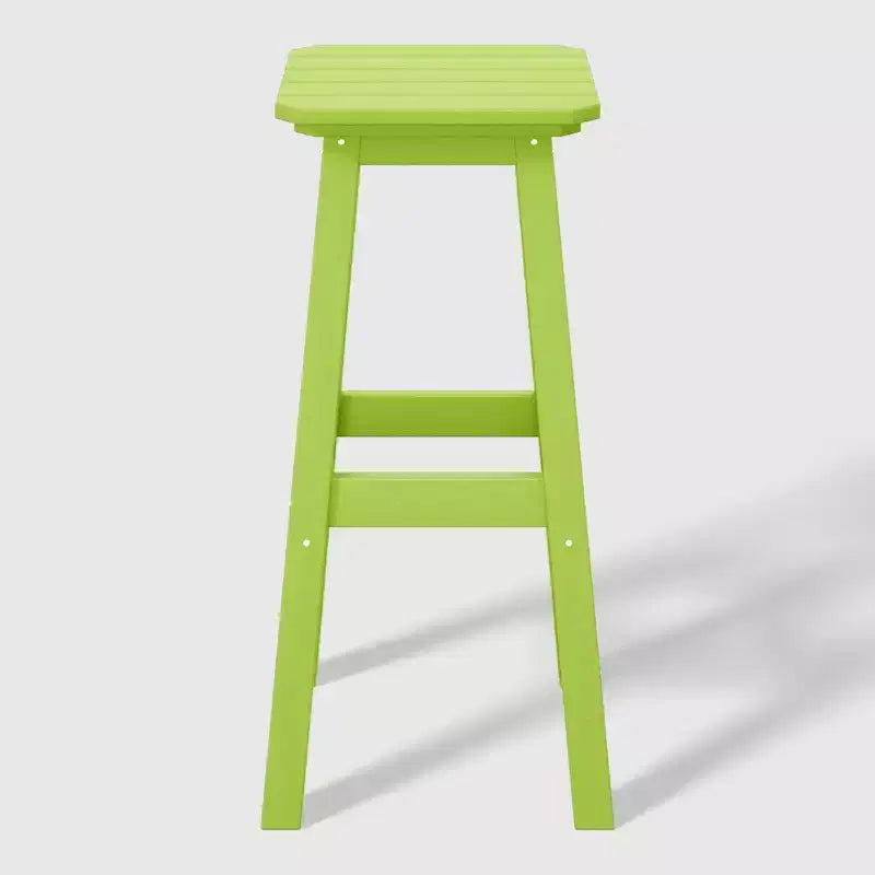 WestinTrends Malibu 29" Sgabello da bar quadrato senza schienale per esterni in HDPE per tutte le stagioni (set da 2)