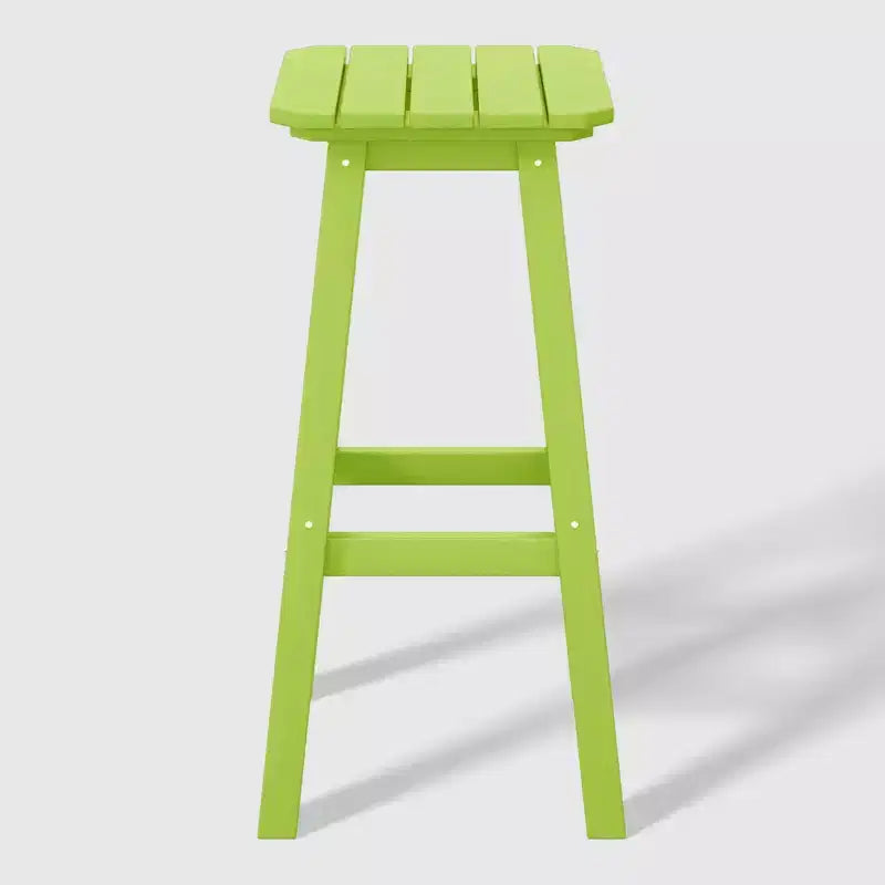 WestinTrends Malibu 29" Sgabello da bar quadrato senza schienale per esterni in HDPE per tutte le stagioni (set da 2)