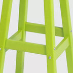 WestinTrends Malibu 29" Sgabello da bar quadrato senza schienale per esterni in HDPE per tutte le stagioni (set da 2)