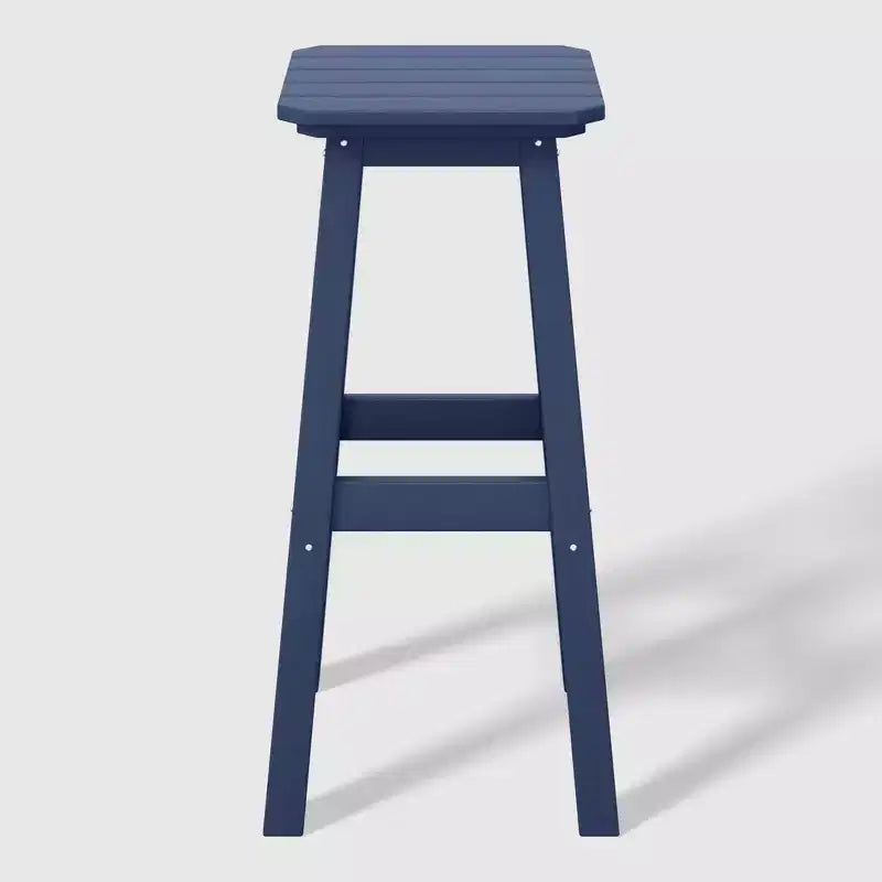 WestinTrends Malibu 29" Sgabello da bar quadrato senza schienale per esterni in HDPE per tutte le stagioni (set da 2)