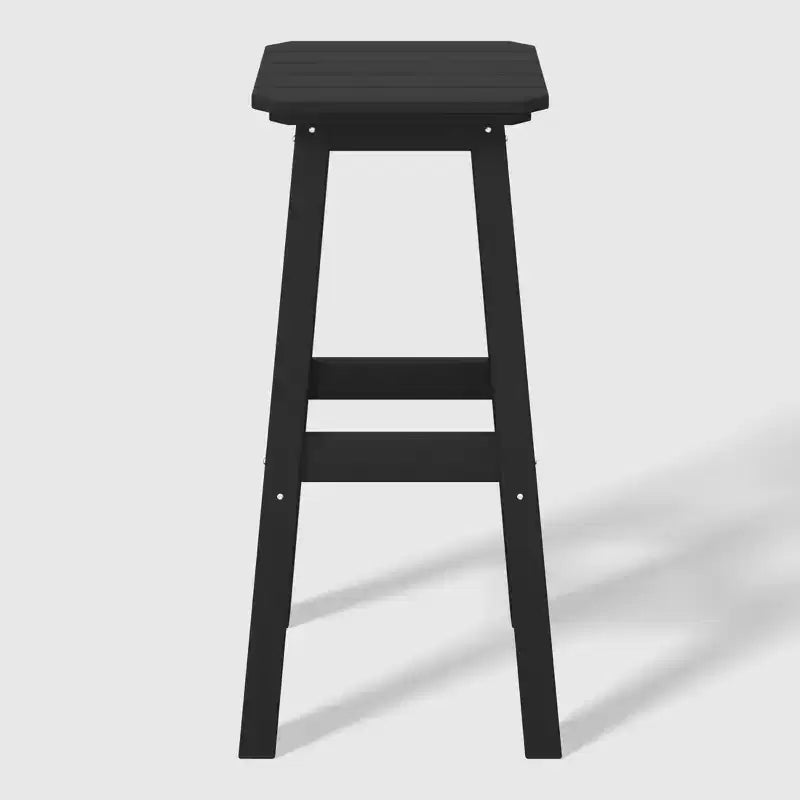 WestinTrends Malibu 29" Sgabello da bar quadrato senza schienale per esterni in HDPE per tutte le stagioni (set da 2)
