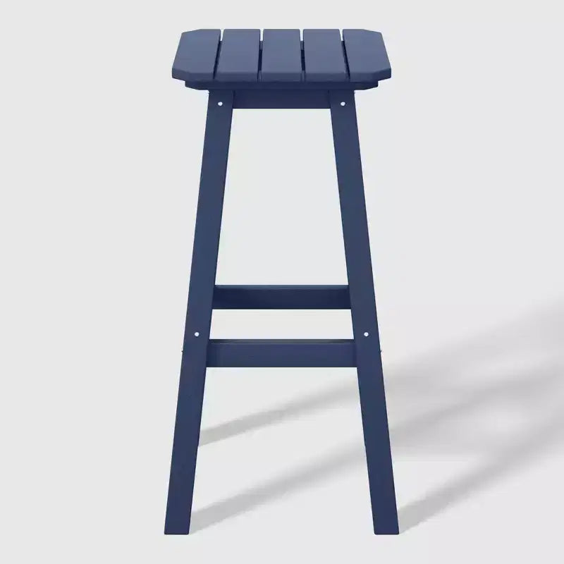 WestinTrends Malibu 29" Sgabello da bar quadrato senza schienale per esterni in HDPE per tutte le stagioni (set da 2)