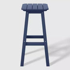 WestinTrends Malibu 29" Sgabello da bar quadrato senza schienale per esterni in HDPE per tutte le stagioni (set da 2)