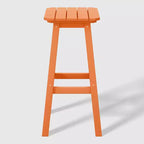 WestinTrends Malibu 29" Sgabello da bar quadrato senza schienale per esterni in HDPE per tutte le stagioni (set da 2)