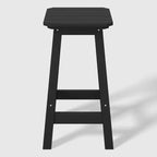 WestinTrends Malibu 24 All Weather Hdpe Outdoor Patio Square Backless Counter Stool (Set of 2)