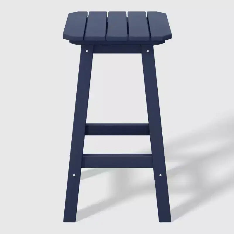 WestinTrends Malibu 24 All Weather Hdpe Outdoor Patio Square Backless Counter Stool (Set of 2)