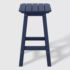 WestinTrends Malibu 24 All Weather Hdpe Outdoor Patio Square Backless Counter Stool (Set of 2)
