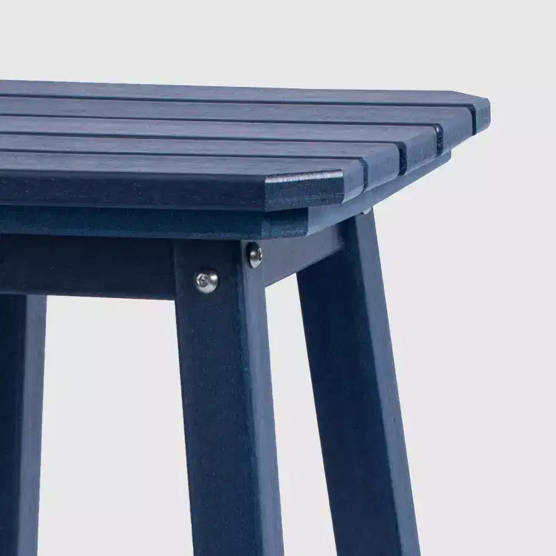 WestinTrends Malibu 24 All Weather Hdpe Outdoor Patio Square Backless Counter Stool (Set of 2)