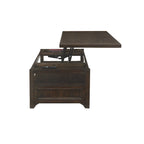 Jasper Lift-Top 2-drawer Solid Wood Coffee Table