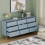 9 Drawers Chest Of Dresser Storage Tower Cabinet Bedroom Organizer