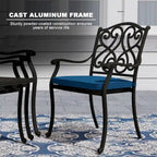 8 - Person Rectangular Outdoor Dining Set with Cushions