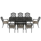 8 - Person Rectangular Outdoor Dining Set with Cushions