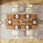 63 Inches Long Kitchen Dinner Table for Dining Room