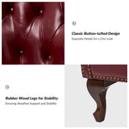 Gerhard Genuine Leather Armchair with Nailhead Trims and Removable Cushion Set of 2 by HULALA HOME
