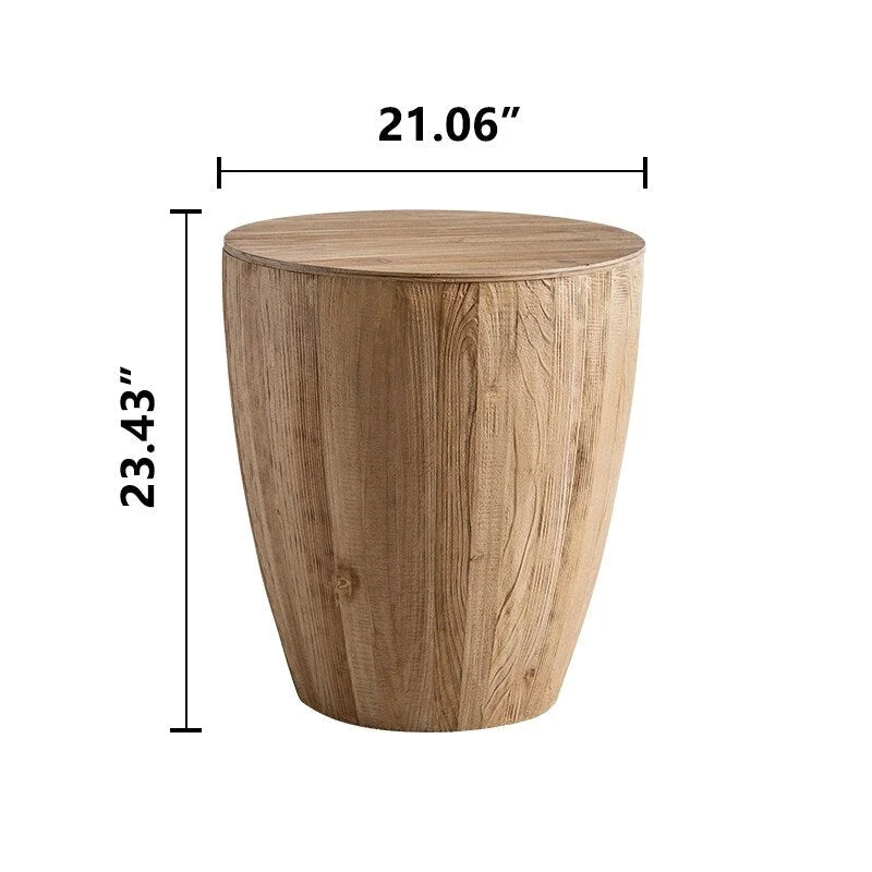 Bucket Shaped Coffee Table Set of Two Pieces