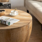 Bucket Shaped Coffee Table Set of Two Pieces