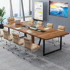 8FT Conference Table, Large Meeting Table for 10 People, Easy Assembly