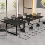 8FT Conference Table, Large Meeting Table for 10 People, Easy Assembly
