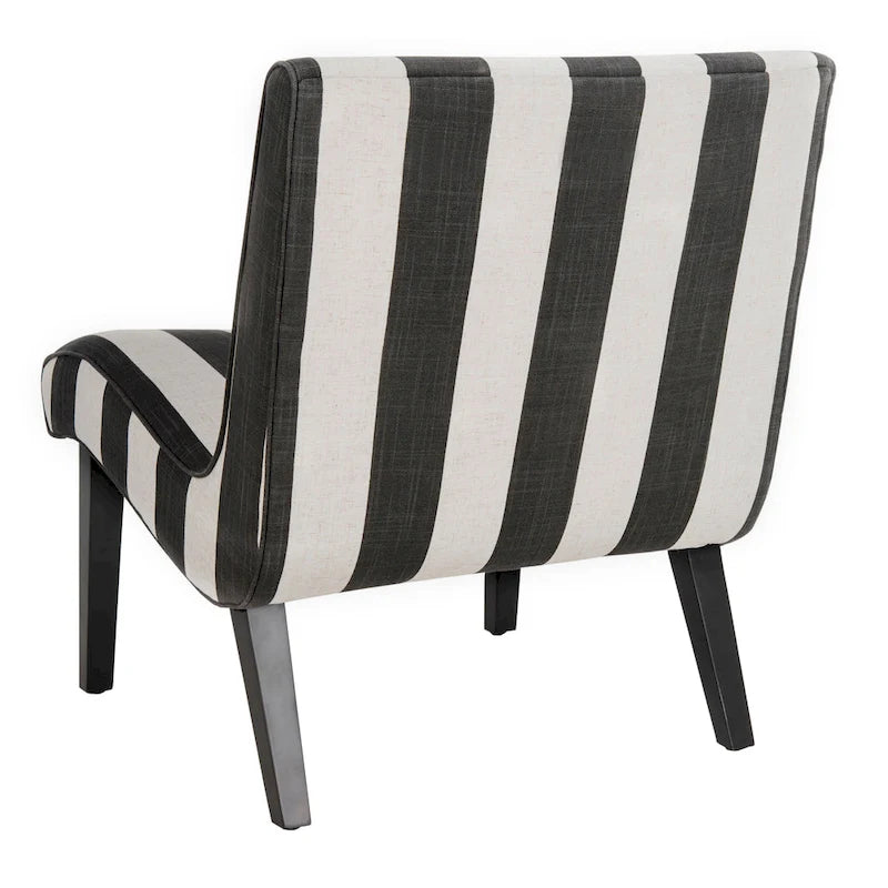 SAFAVIEH Sibille Mid-Century Forest Green Chair - 25.2 x 29.9 x 30.7 - 25Wx30Dx31H
