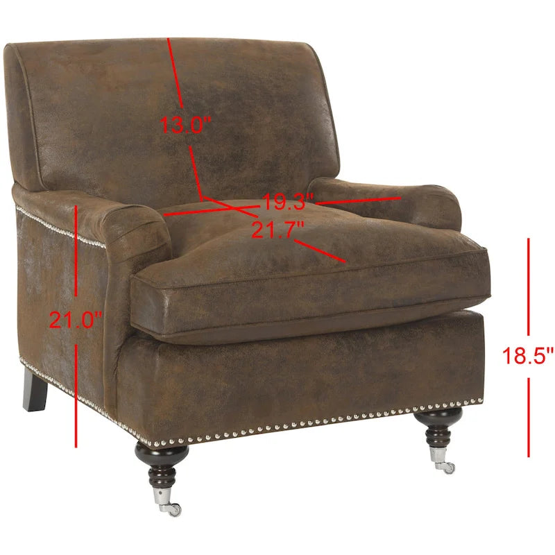 SAFAVIEH Nurhayat Club Chair - 29Wx34Dx32H