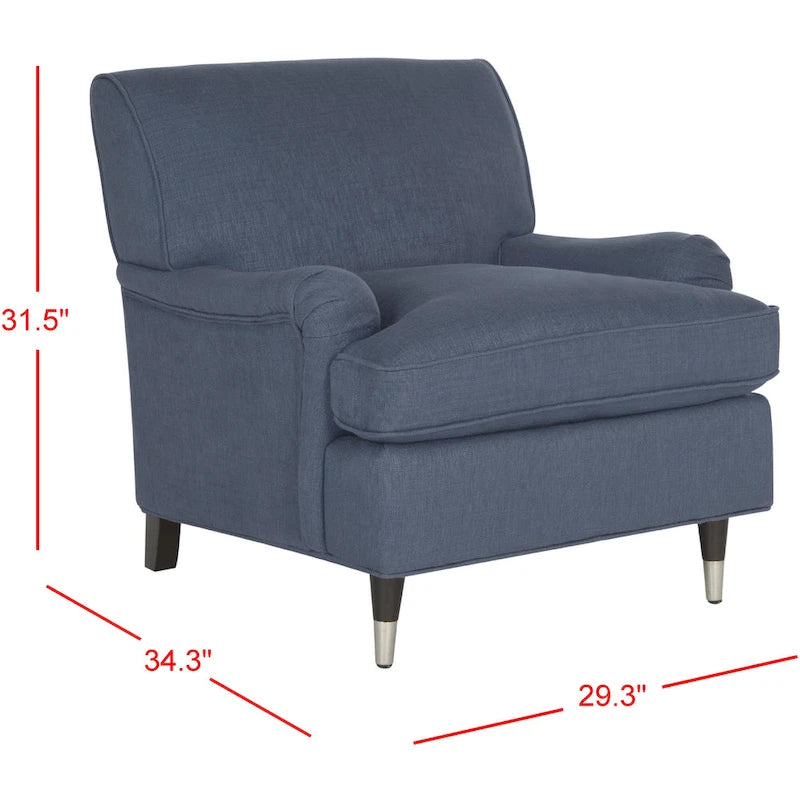 SAFAVIEH Nurhayat Club Chair - 29Wx34Dx32H