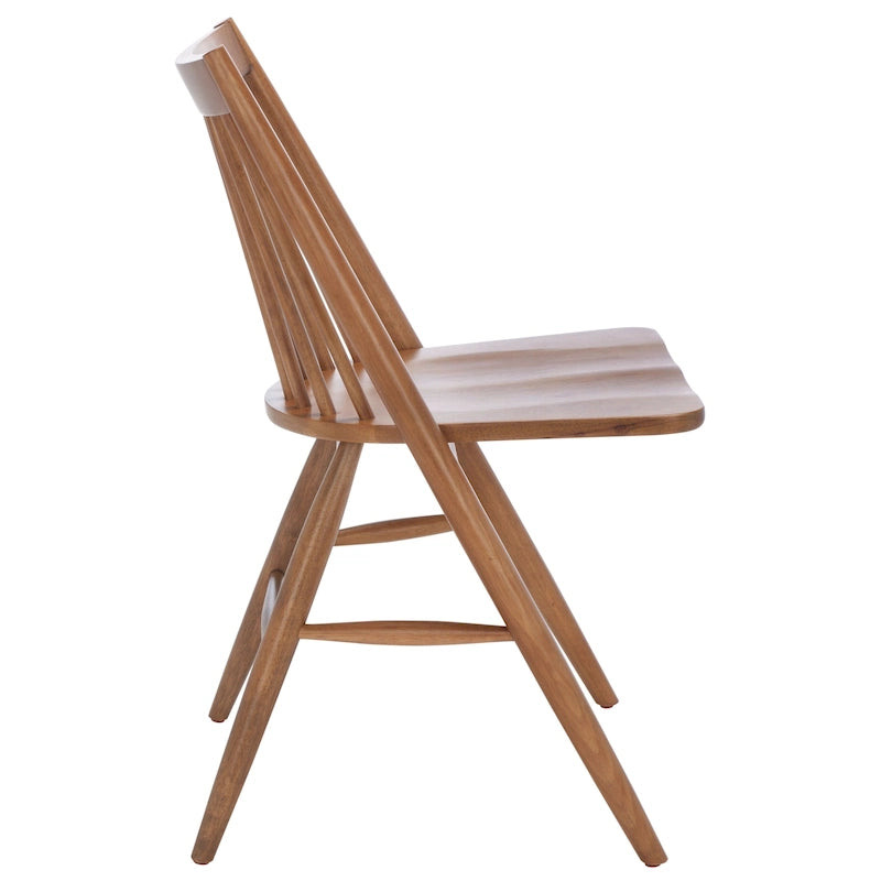 SAFAVIEH Orelia 19 Inch Black Spindle Dining Chair (Set of 2) - 21Wx22Dx34H