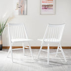 SAFAVIEH Orelia 19 Inch Black Spindle Dining Chair (Set of 2) - 21Wx22Dx34H