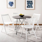 SAFAVIEH Orelia 19 Inch Black Spindle Dining Chair (Set of 2) - 21Wx22Dx34H