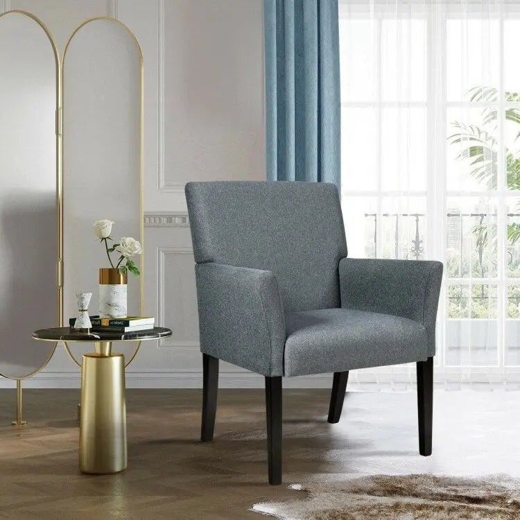 Executive Guest Chair Reception Waiting Room Arm Chair - 27.5 x 23 x 35.5 (L x W x H)