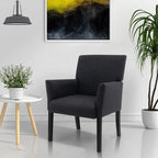 Executive Guest Chair Reception Waiting Room Arm Chair - 27.5 x 23 x 35.5 (L x W x H)