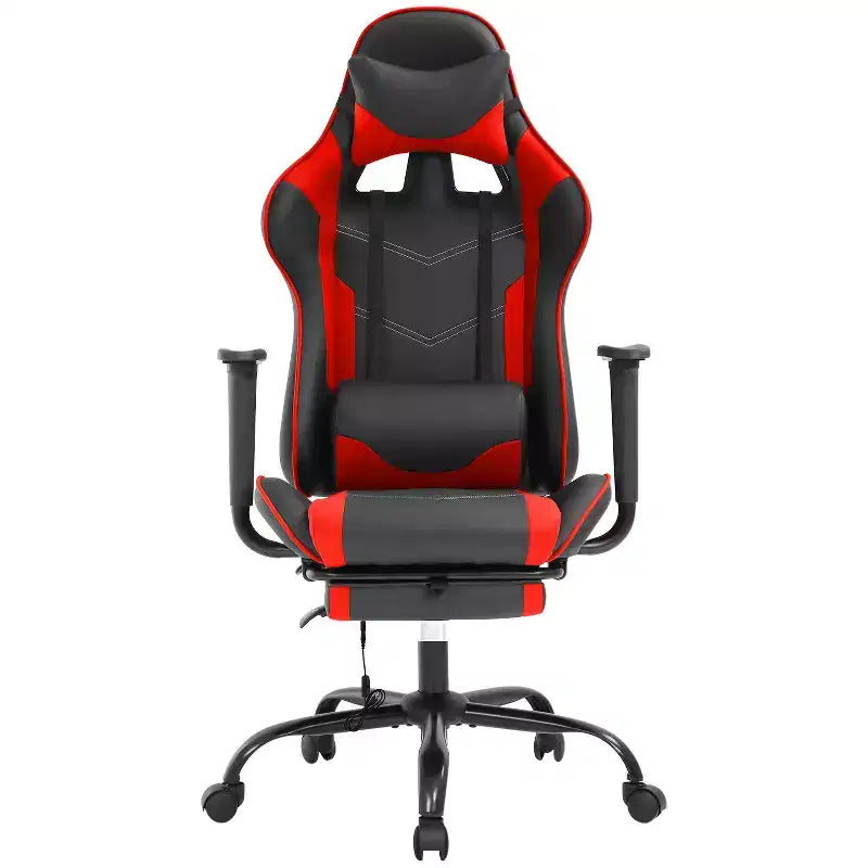FDW Racing Gaming Chair Sedie da gioco con scrivania per computer Poggiatesta in pelle PU Supporto lombare e sedile girevole a 360°