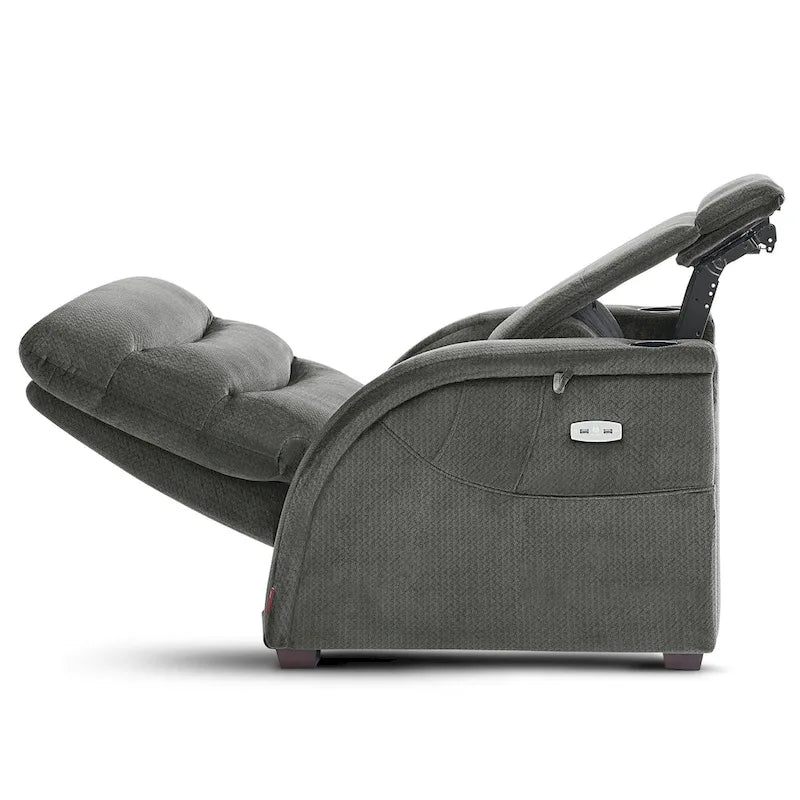 Poltrona Reclinabile MCombo Power Zero Gravity con Poggiatesta Regolabile per Soggiorno, Tessuto ZG334
